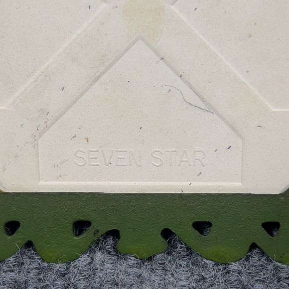 VTG 70’s Art Mark‎ Seven Star Coffee Mill Cast Iron Tile Trivet Hot Plate - Picture 6 of 9